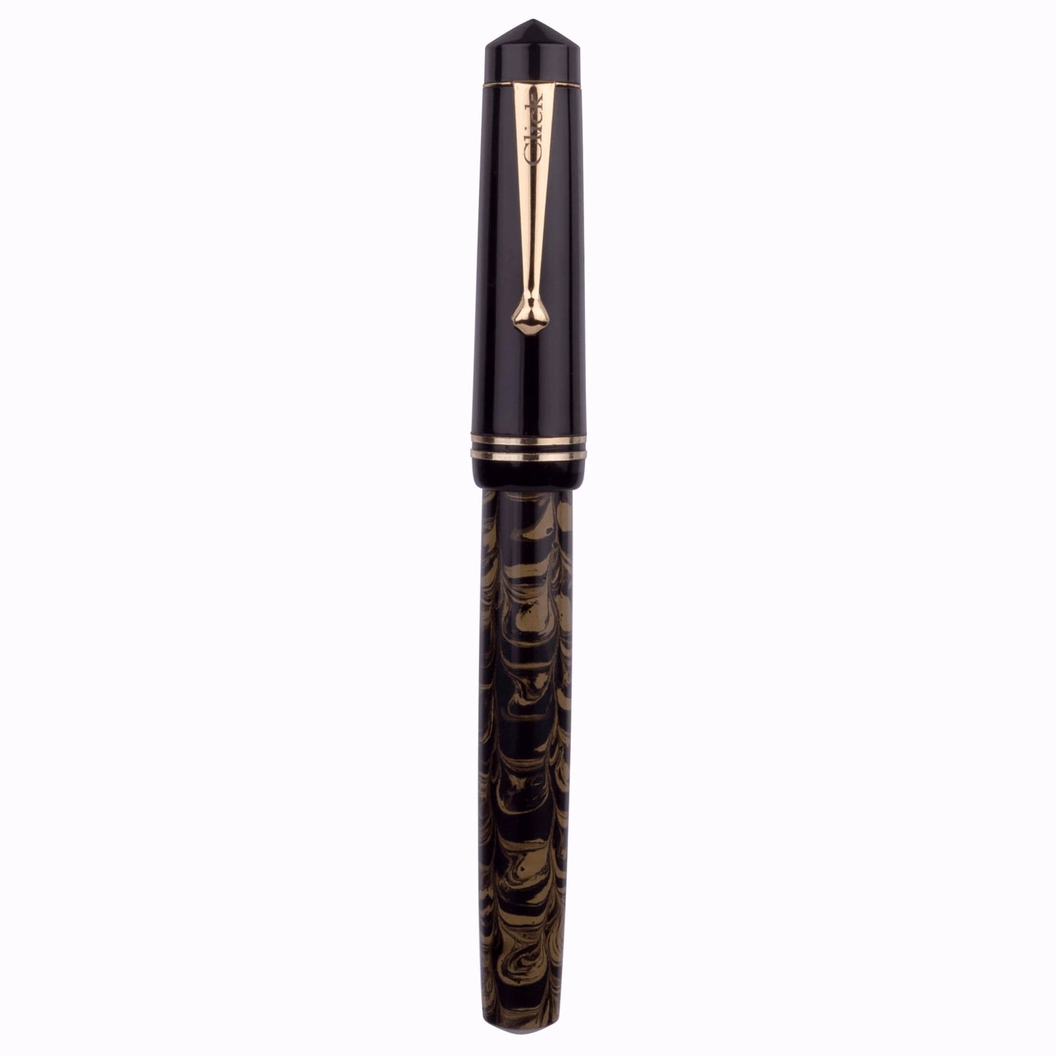Click Aristocrat Ebonite Yellow/Black Fountain Pen CLK1300HEYBK