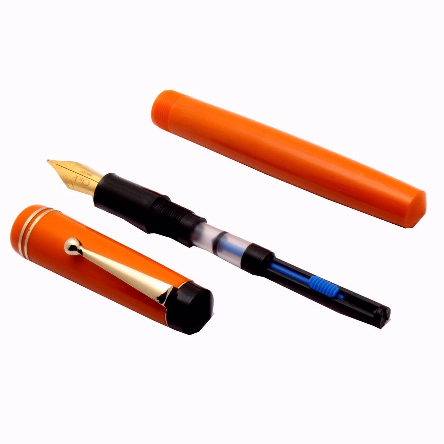 Click Aristocrat Orange GT Fountain Pen (EF) CLK1200O-EF