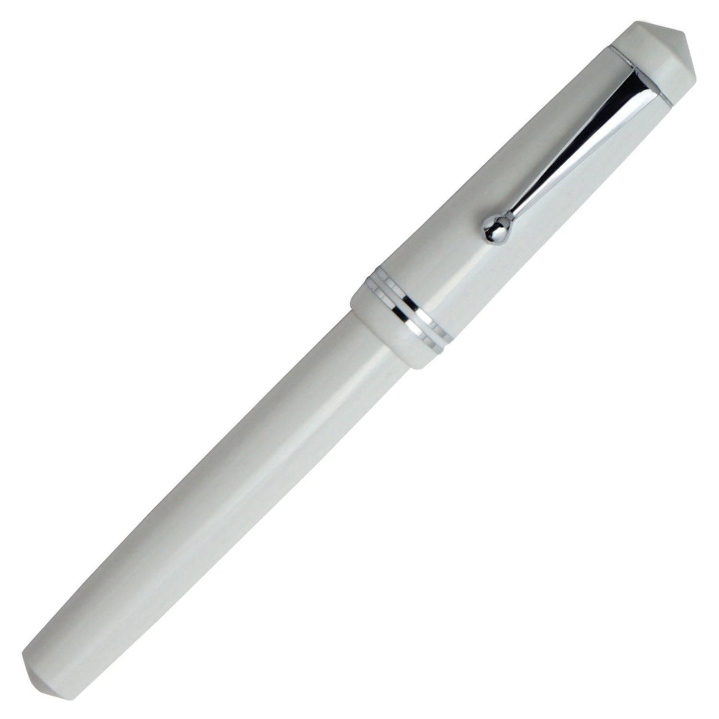 Click Aristocrat White CT Fountain Pen (EF) CLK1300W-EF