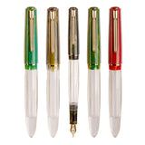 Click Black Bird HT Peacock Blue Marble GT Fountain Pen CLK1300140PBUM