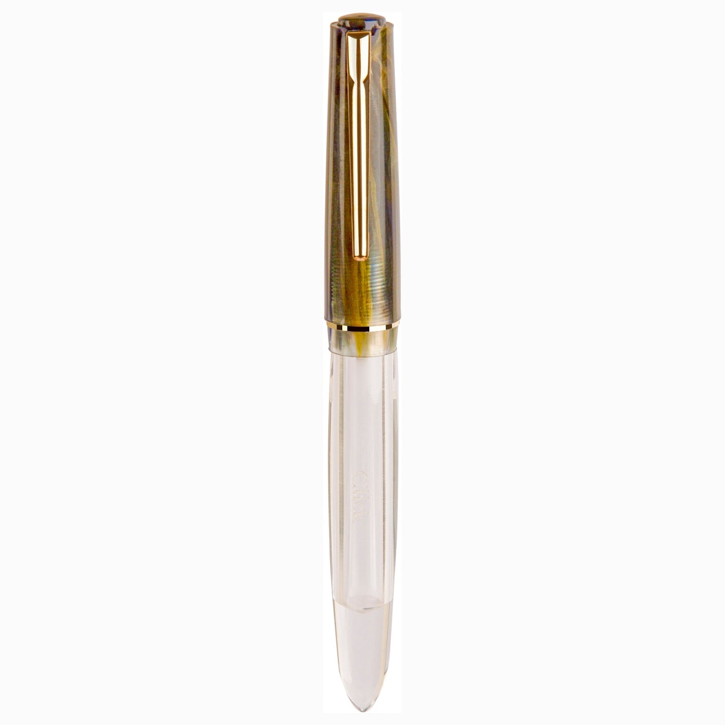 Click Black Bird HT Blue Marble GT Fountain Pen CLK1300140BUM