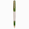 Click Black Bird HT Green Marble GT Fountain Pen CLK1300140GM