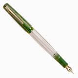 Click Black Bird HT Green Marble GT Fountain Pen CLK1300140GM