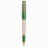 Click Black Bird HT Peacock Blue Marble GT Fountain Pen CLK1300140PBUM
