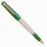 Click Black Bird HT Peacock Blue Marble GT Fountain Pen CLK1300140PBUM