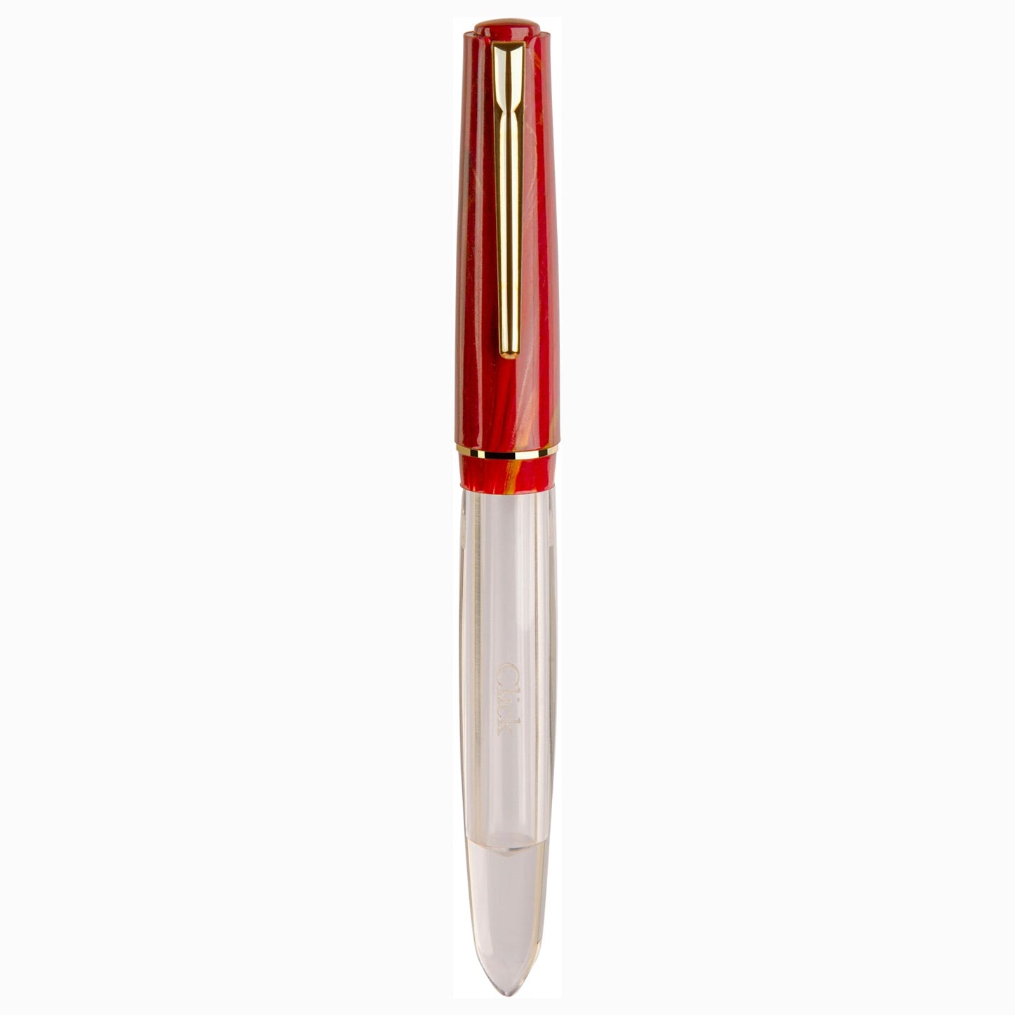 Click Black Bird HT Red Marble GT Fountain Pen CLK1300140RM