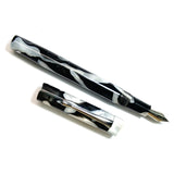 Click Century White-Black CT Fountain Pen (F) CLK130070WBK-F
