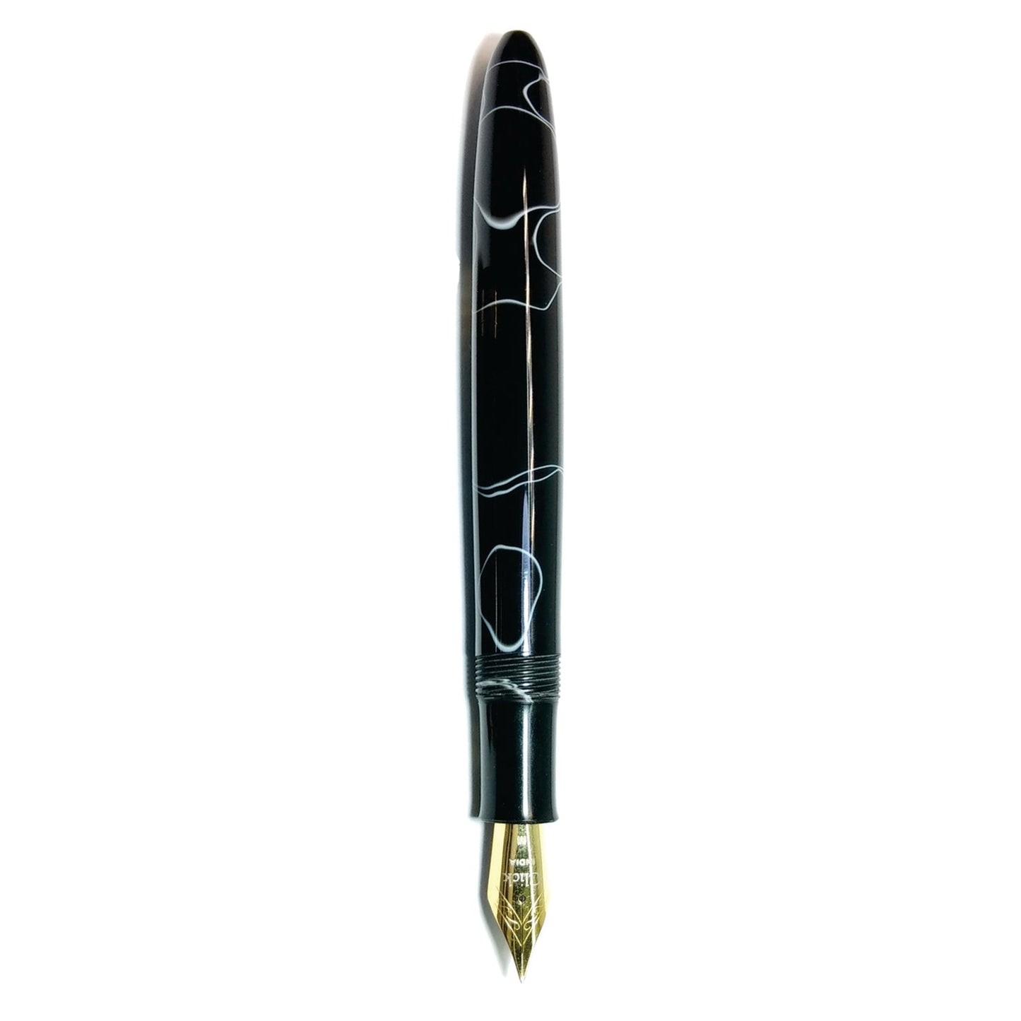 Click Falcon Acrylic Black GT Fountain Pen CLK130060BK