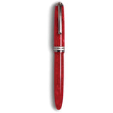 Click Falcon Acrylic Coral Red CT Fountain Pen CLK130013CR