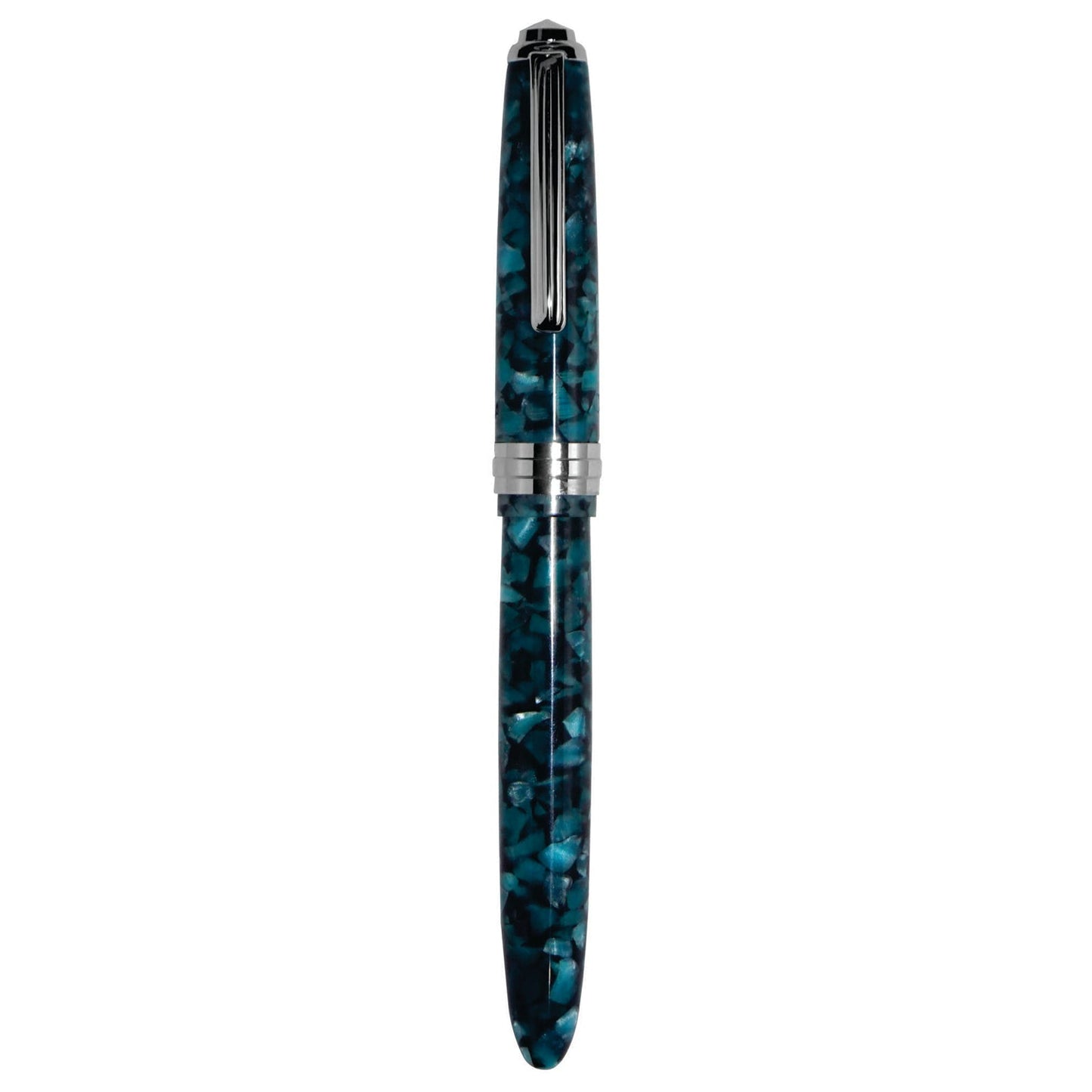 Click Falcon Acrylic Glacier Blue CT Fountain Pen CLK130013GB