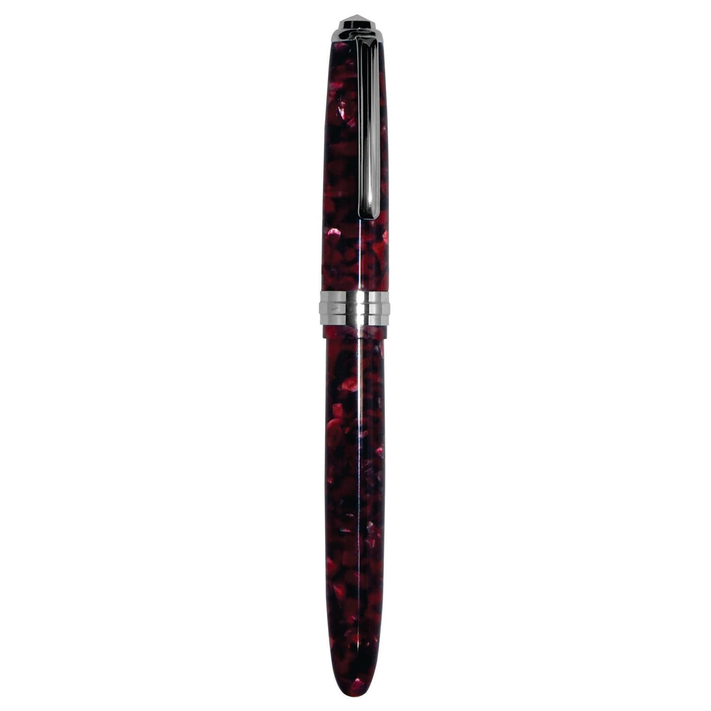 Click Falcon Acrylic Ruby Red CT Fountain Pen CLK130013RR