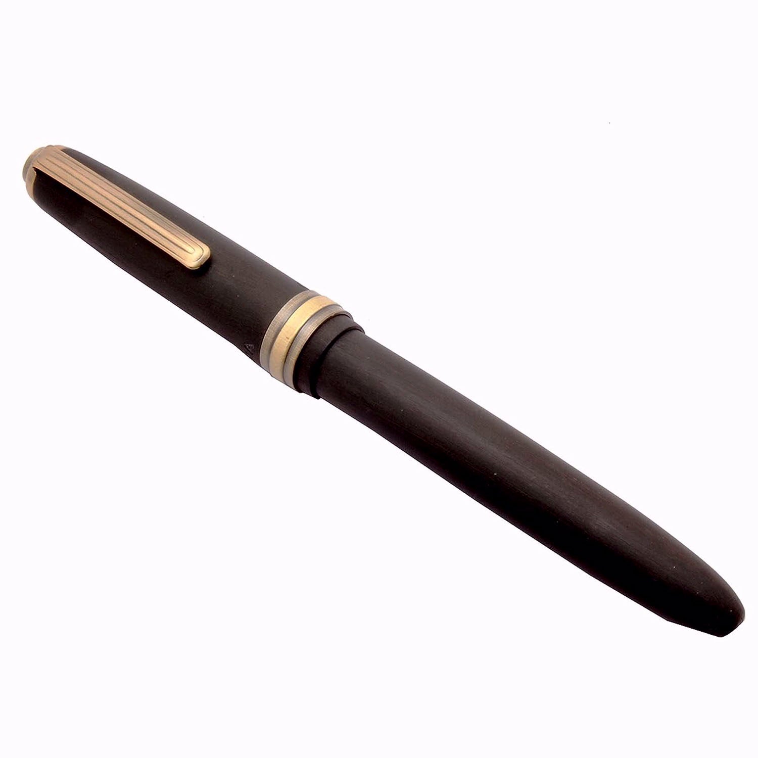 Click Falcon Ebonite Carbon Black AG Fountain Pen CLK130090EBKAG