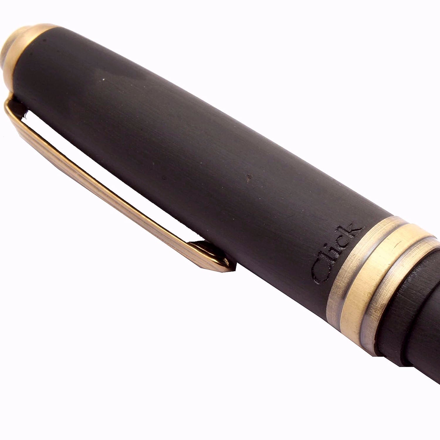 Click Falcon Ebonite Carbon Black AG Fountain Pen CLK130090EBKAG