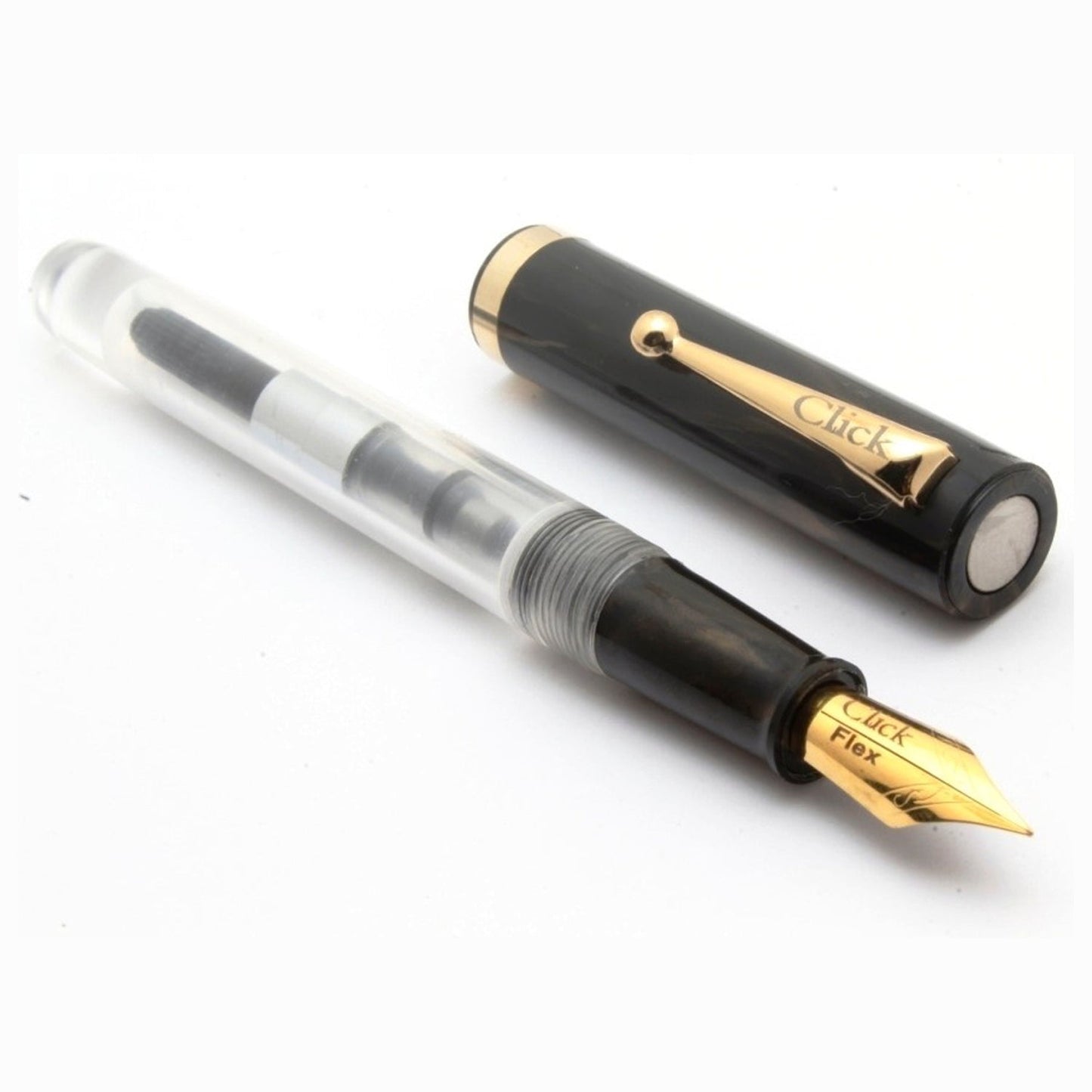 Click Orion HT Black Marble GT Fountain Pen CLK1600HTBKM