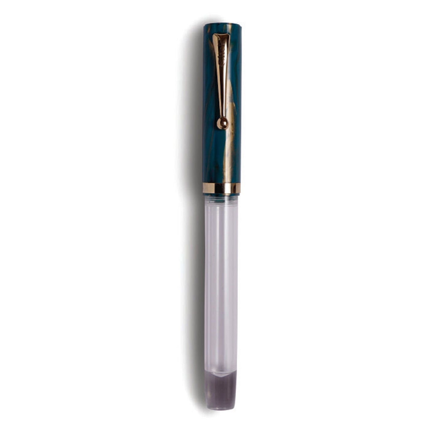 Click Orion HT Peacock Blue Marble GT Fountain Pen CLK1600HTPBUM