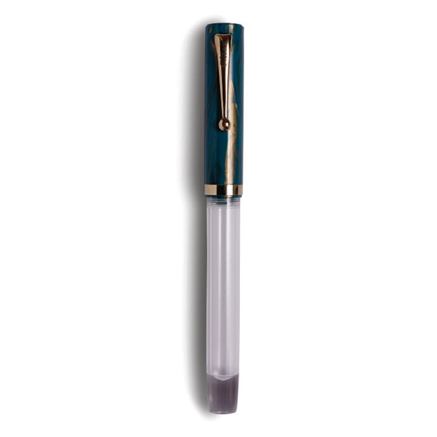 Click Orion HT Peacock Blue Marble GT Fountain Pen CLK1600HTPBUM