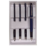 Click Professional Dark Blue Straight Cut Calligraphy Pen Set CLKPS1201BU