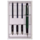 Click Professional Green Straight Cut Calligraphy Pen Set CLKPS1201G