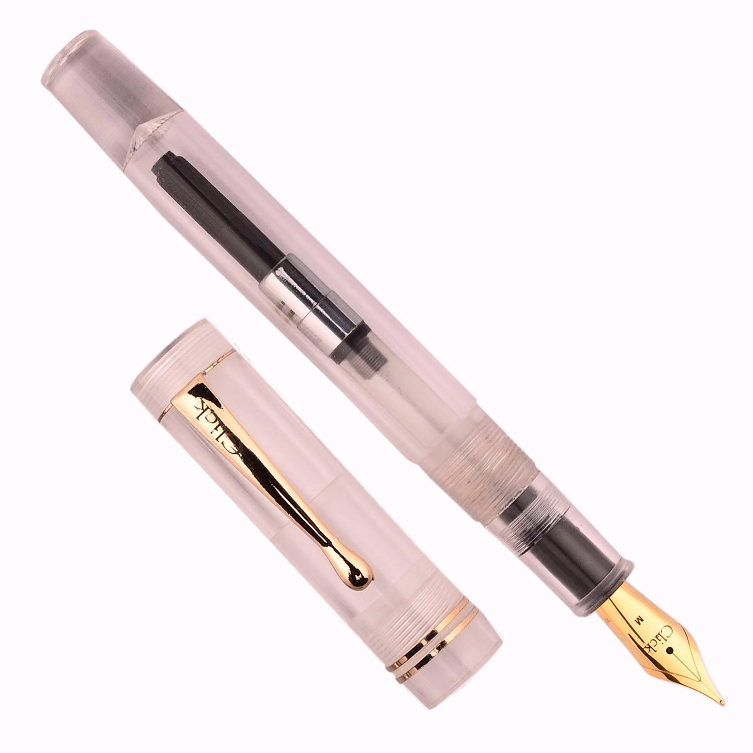 Click Renaissance Demo White GT Fountain Pen CLK140500DW