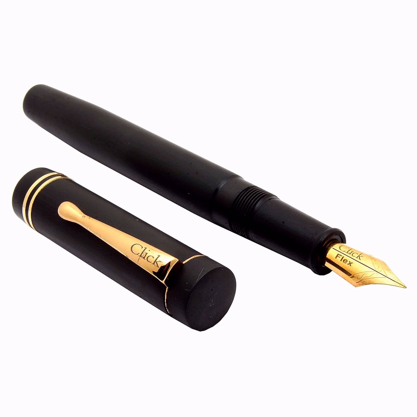 Click Renaissance Ebonite Carbon Black GT Fountain Pen CLK1400EBKG