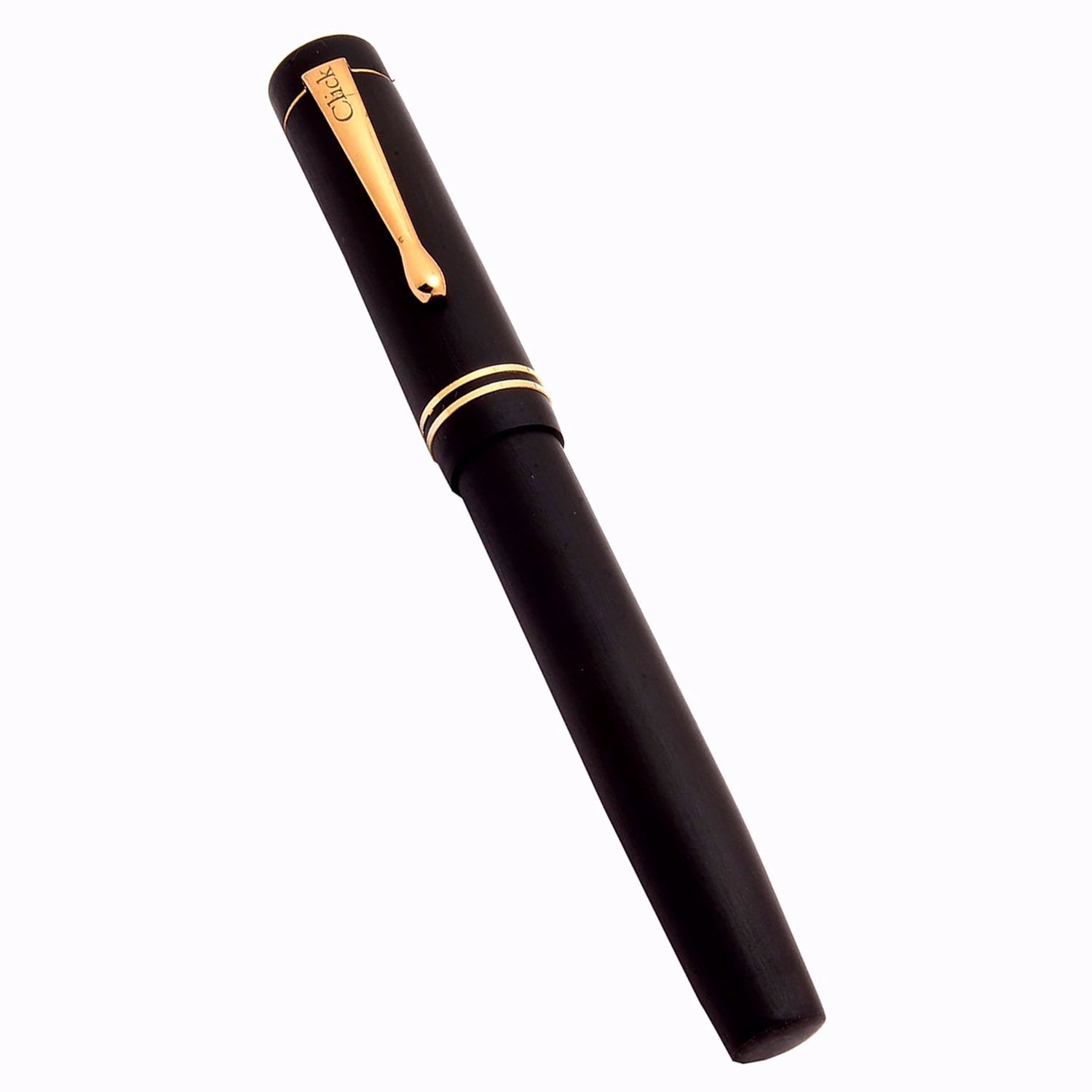 Click Renaissance Ebonite Carbon Black GT Fountain Pen CLK1400EBKG