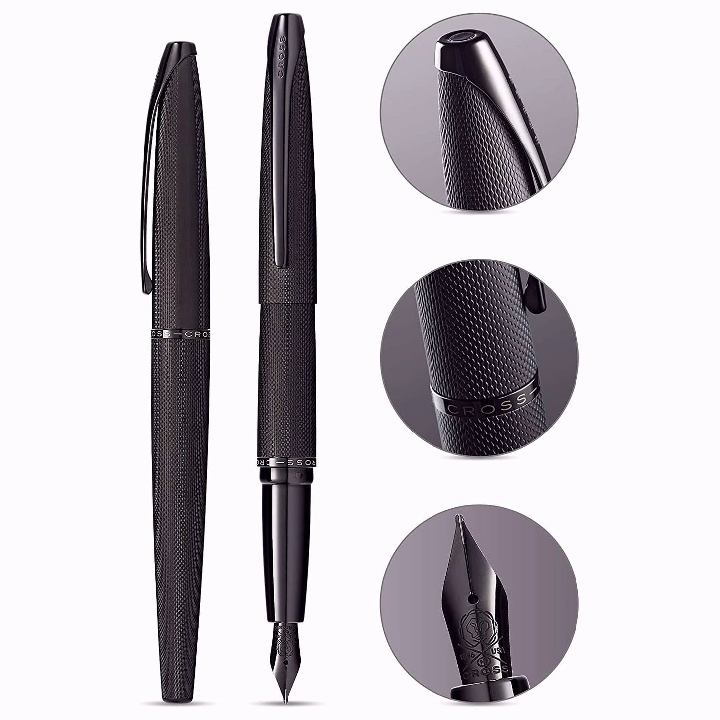 Cross Atx Brushed Black Fountain Pen