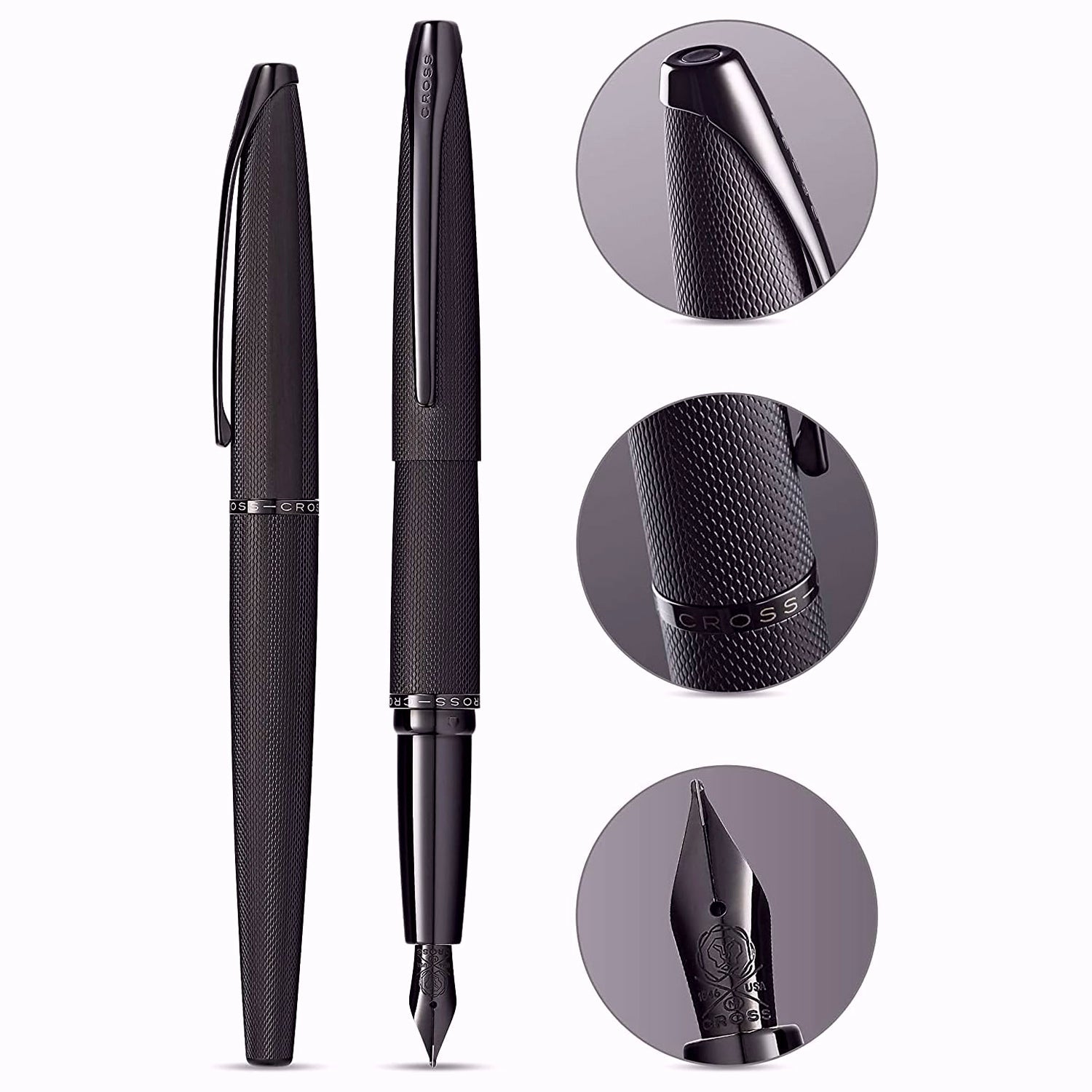 Cross Atx Brushed Black Fountain Pen
