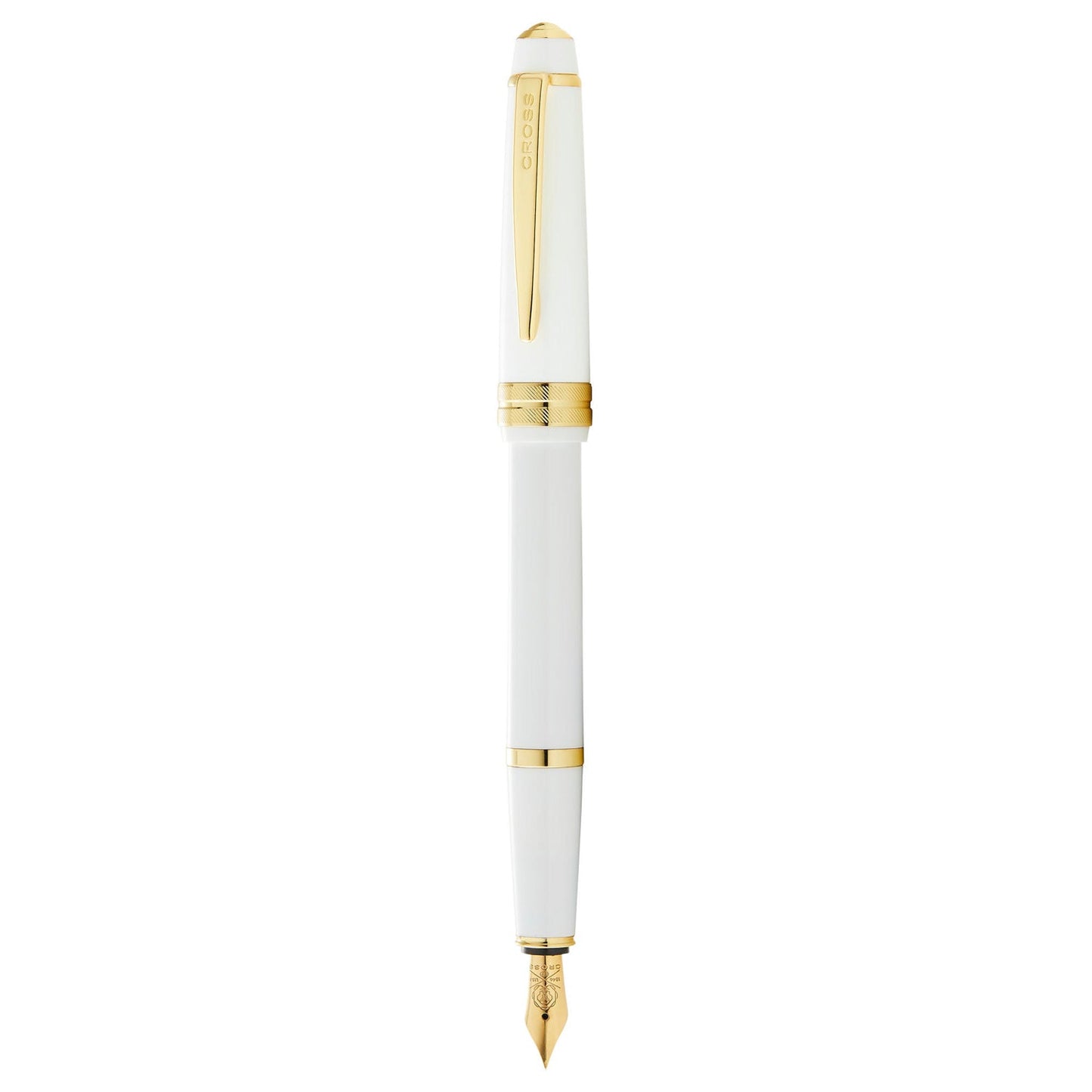 Cross Bailey Light Polished White GT Fountain Pen