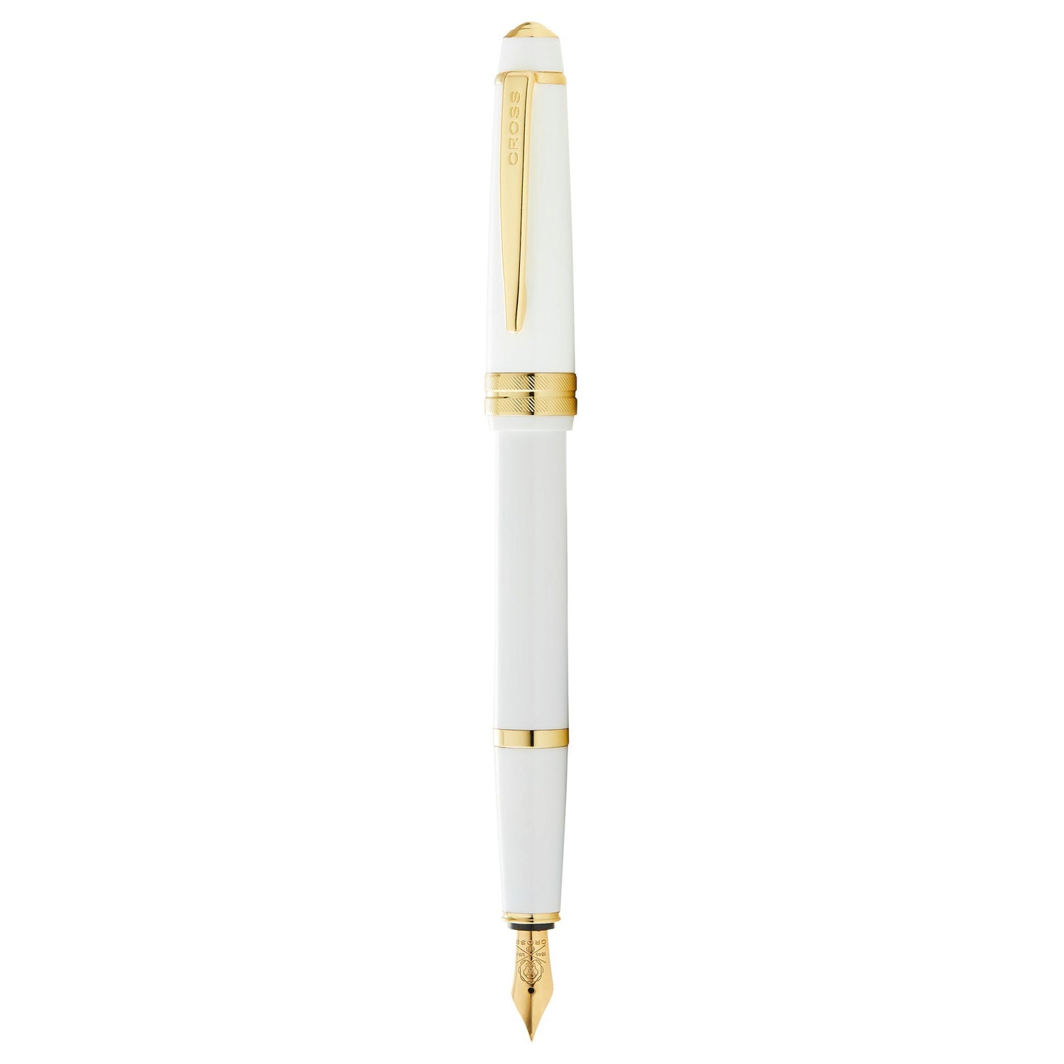 Cross Bailey Light Polished White GT Fountain Pen