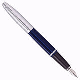 Cross Calais Chrome Blue Lacquer CT Fountain Pen