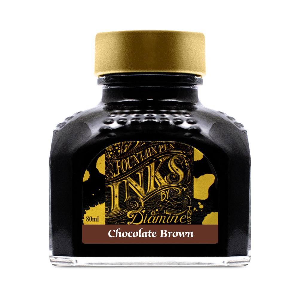 Diamine Ink Bottle (Chocolate Brown - 80ML) 827682