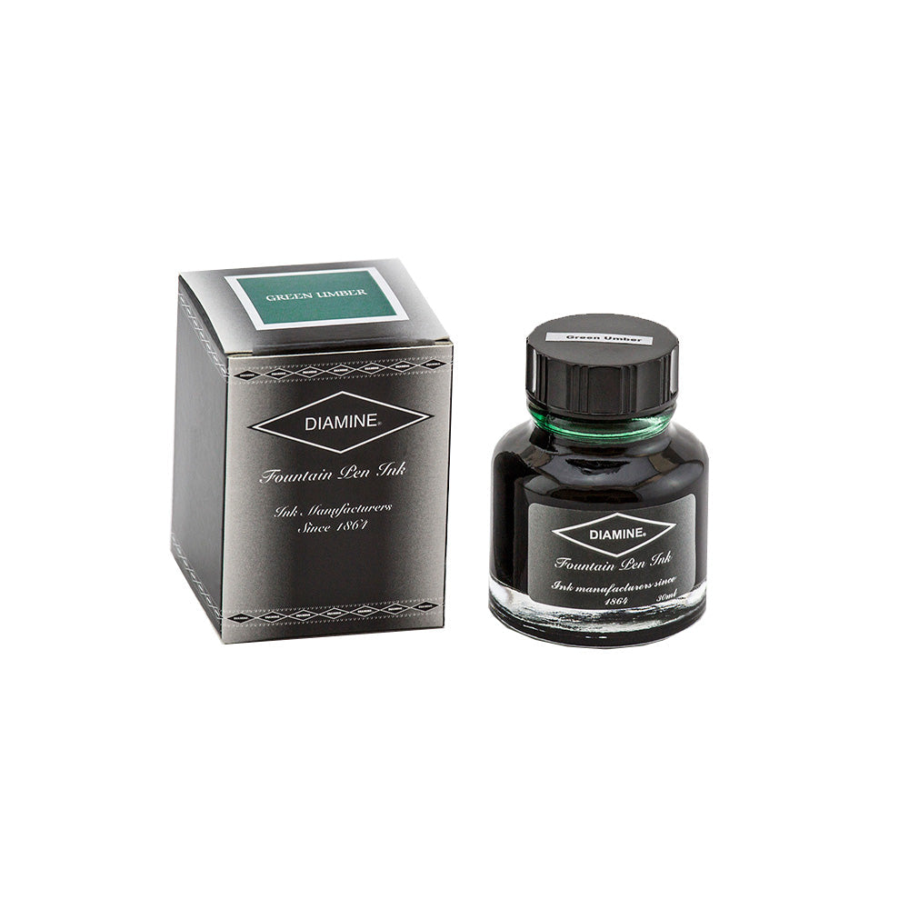Diamine Ink Bottle (Green Umber - 30ML) 828955