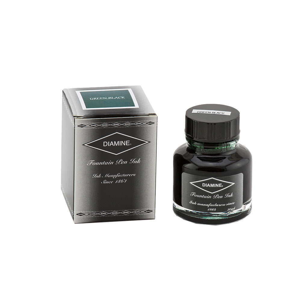 Diamine Ink Bottle (Green Black - 30ML) 828665