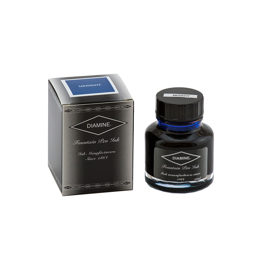 Diamine Ink Bottle (Midnight - 30ML) 828634