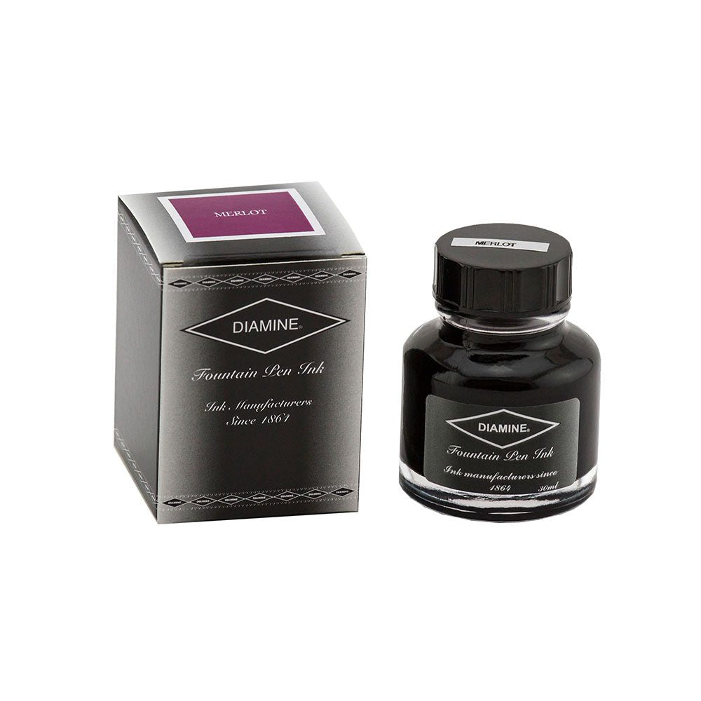 Diamine Ink Bottle (Merlot - 30ML) 829099