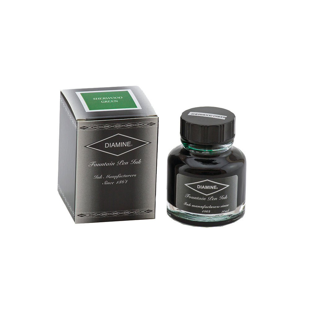 Diamine Ink Bottle (Sherwood Green - 30ML) 828726