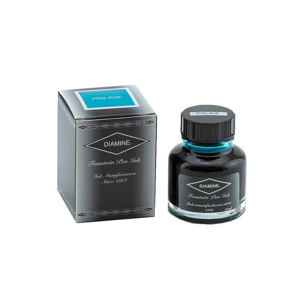 Diamine Ink Bottle (Steel Blue - 30ML) 828801