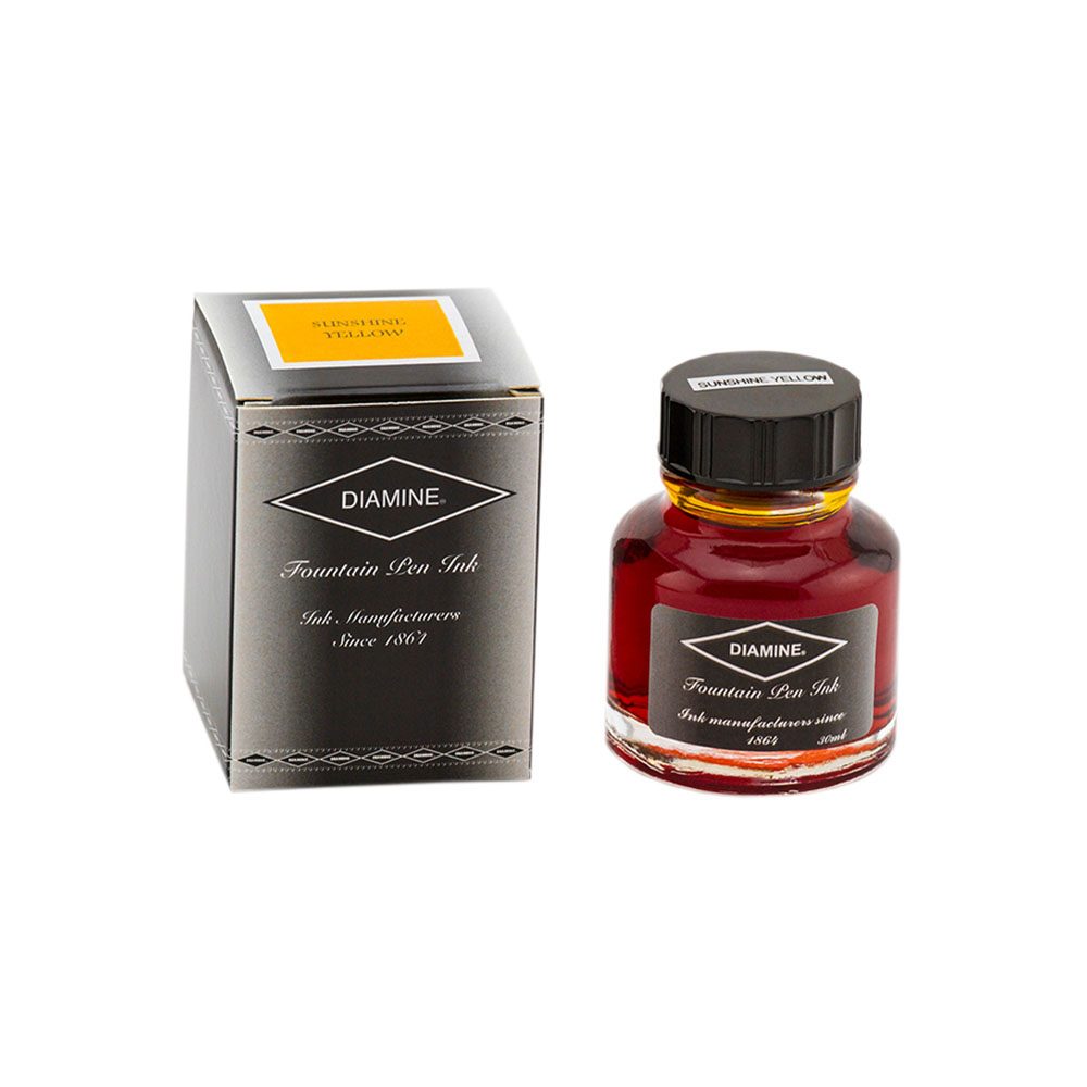 Diamine Ink Bottle (Sunshine Yellow - 30ML) 829358