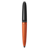 Diplomat Aero Black Orange 14K Gold Fountain Pen is shaped like the airship named Zeppelin of the 1900's