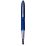 Diplomat Aero Blue Fountain Pen is shaped like the airship named Zeppelin of the 1900's