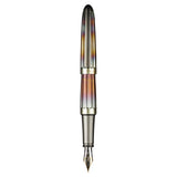 Diplomat Aero Flame 14K Gold Fountain Pen is shaped like the airship named Zeppelin of the 1900's designed with flame
