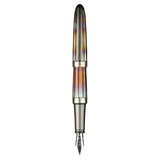 Diplomat Aero Flame Fountain Pen is shaped like the airship named Zeppelin of the 1900's designed with flame