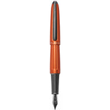 Diplomat Aero Orange Fountain Pen is shaped like the airship named Zeppelin of the 1900's