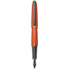 Diplomat Aero Orange Fountain Pen is shaped like the airship named Zeppelin of the 1900's