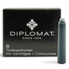 Diplomat Ink Cartridge (Black - Pack of 6) D10275204