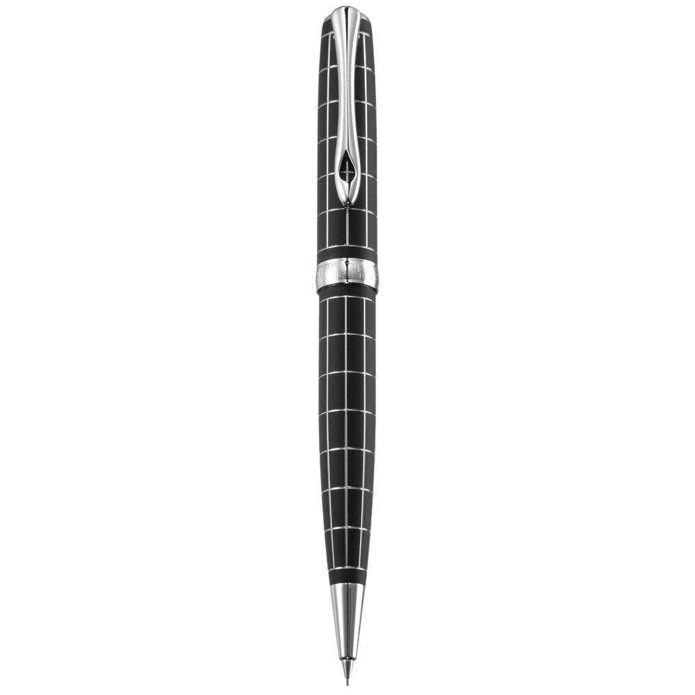 Diplomat Excellence A Plus Rhomb Guilloche Lapis Black Mechanical Pencil (0.7MM) D40101050