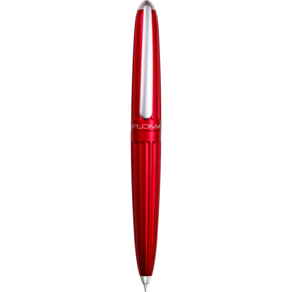 Diplomat Aero Red Mechanical Pencil (0.7MM) is shaped like the airship named Zeppelin of the 1900's