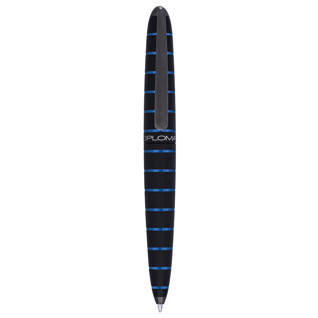 Diplomat Elox Black/Blue Ballpoint Pen