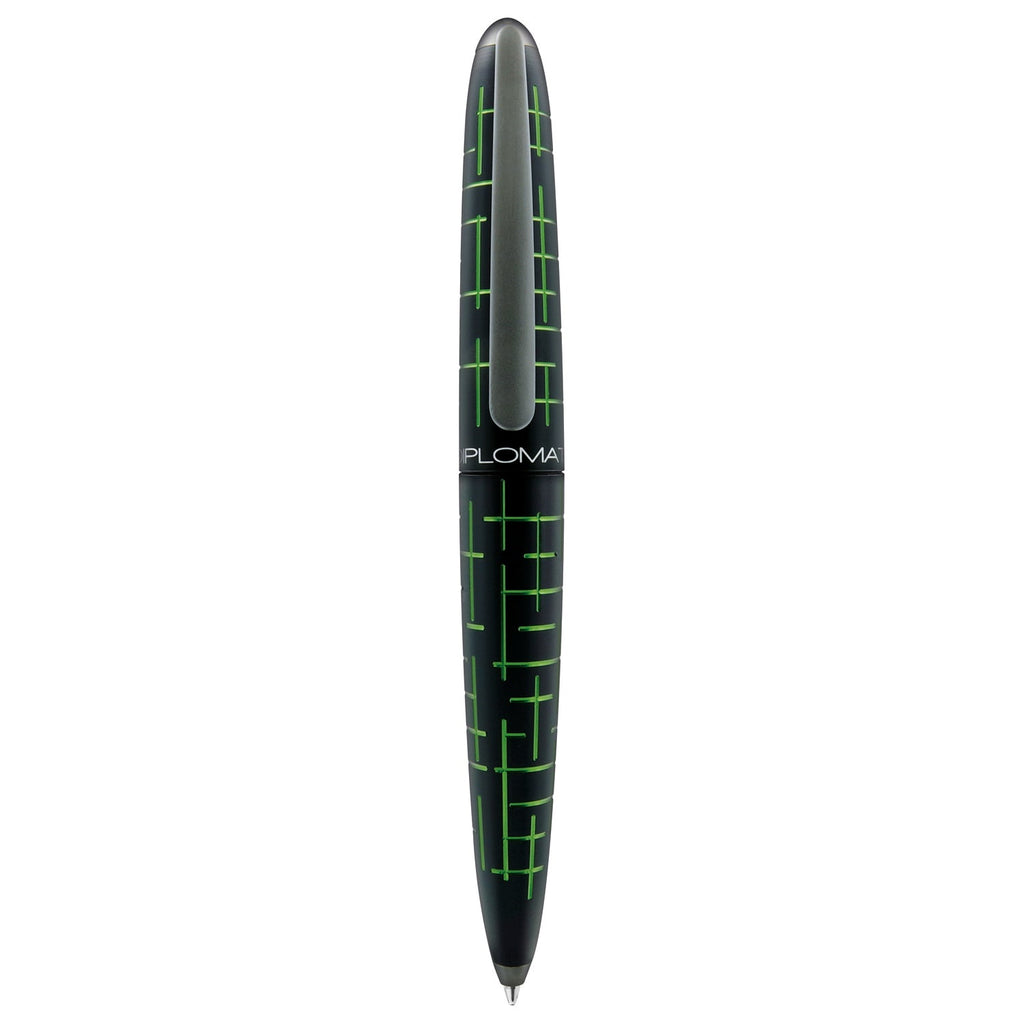 Diplomat Elox Matrix Black/Green Ballpoint Pen