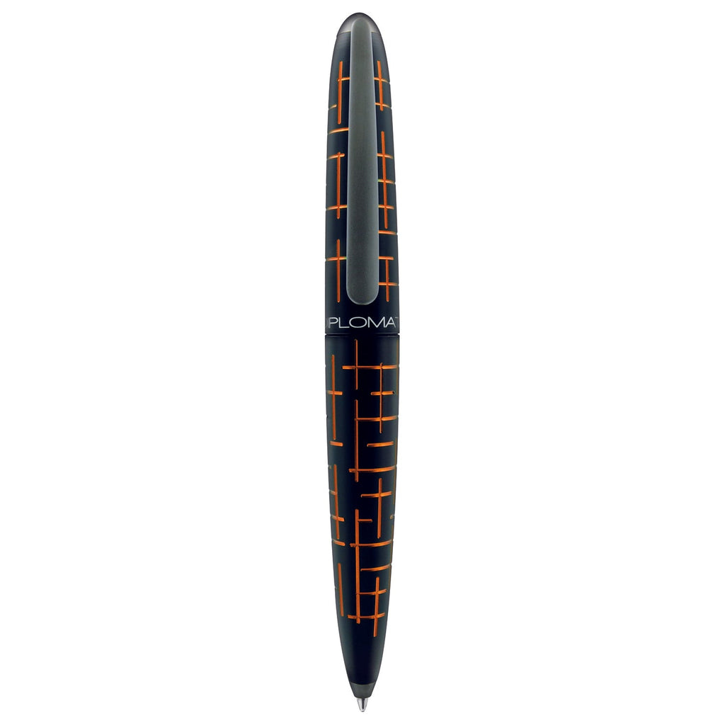 Diplomat Elox Matrix Black/Orange Ballpoint Pen